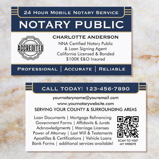 金ゴールドクラシック署名エージェントIDロゴNavy 名刺