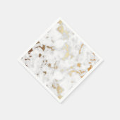 金ゴールドクラシーマーブルストーンデザイン スタンダードカクテルナプキン (角)