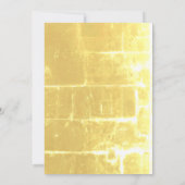 金ゴールドクラブポスター引っ越し祝いパーティーパーティー 招待状 (裏面)