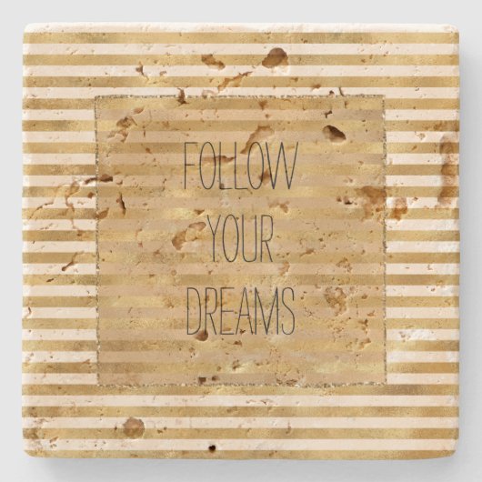 金ゴールドクリストライプーム ストーンコースター (正面)