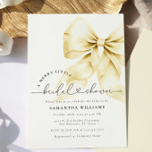 金ゴールドクリスマスのブライダルシャワー招待状 招待状