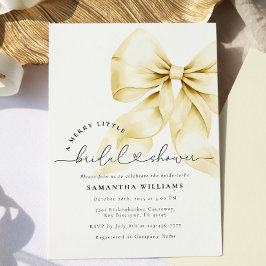 金ゴールドクリスマスのブライダルシャワー招待状 招待状