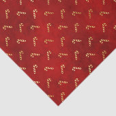 金ゴールドクリスマスキャンディーオンレッド 薄葉紙 (詳細)