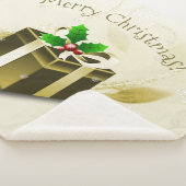 金ゴールドクリスマスギフトシェルパブランケット シェルパブランケット (3/4)