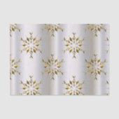 金ゴールドクリスマススターズオンシルバー 薄葉紙 (正面)