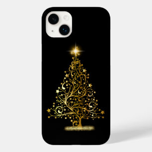 金ゴールドクリスマスツリーの電話ケース Case-Mate iPhone 14 PLUSケース