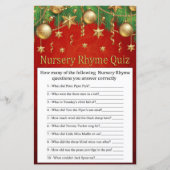 金ゴールドクリスマストイ子供部屋ライムクイズ赤ちゃんシャワー (正面)