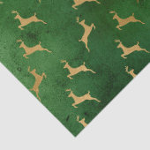 金ゴールドクリスマストナカイオングリーンデコパージュ 薄葉紙 (詳細)