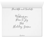 金ゴールドクリスマスベル、メリークリスマスカスタム飾り (内部横(下))