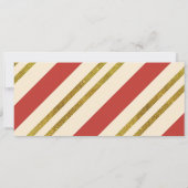 金ゴールドクリスマスムービーナイトチケット 招待状 (裏面)