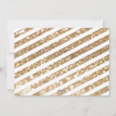 金ゴールドクリスマス祝いカード シーズンカード (裏面)