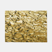 金ゴールドクリンクレー錫箔めっき抽象デザイン ドアマット (正面)