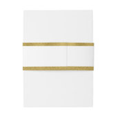 金ゴールドクレストクラシック結婚式招待状ベリーバンド 招待状ベリーバンド (裏面例)