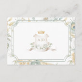 金ゴールドクレスト王室のインディアンピーコ結婚ック詳細 エンクロージャーカード (裏面)