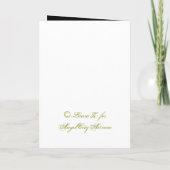 金ゴールドクロスカスタムズ折り曲げ招待状 招待状 (裏面)