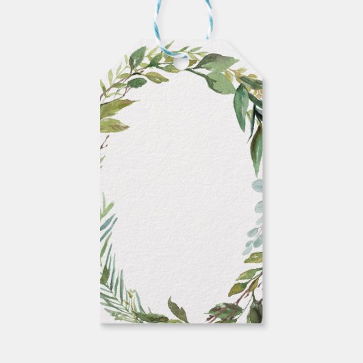 金ゴールドクロスグリーンリーリースファースト・ホリー・コミューン ギフトタグ (裏面)