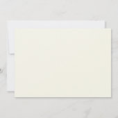 金ゴールドクロスバプティスマ/《キリスト教》洗礼式や命名式招待状 招待状 (裏面)