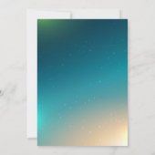 金ゴールドクロスフローラファーストホーリーコミュニオン招待状 招待状 (裏面)