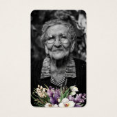 金ゴールドクロスフローラ葬儀記念祈りの言葉カード (裏面)