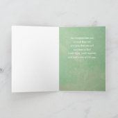 金ゴールドクロスユーカリ洗礼 カード (内部)