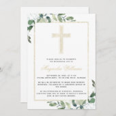 金ゴールドクロスユーカリ追悼会 招待状 (正面/裏面)