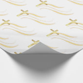 金ゴールドクロスラッピング紙 ラッピングペーパー (角)