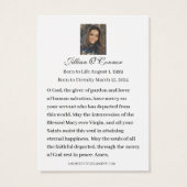 金ゴールドクロスレッドローゼス悔やみや弔慰弔慰聖カード (裏面)