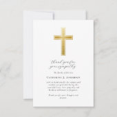 金ゴールドクロス悔やみや弔慰葬儀記念館 サンキューカード (正面)