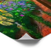 金ゴールドクロスinガーデンポスター ポスター (角)