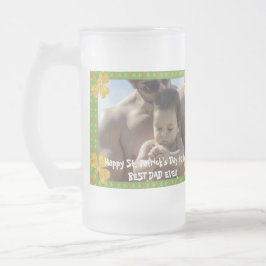 金ゴールドクールアイリッシュシャムロ最高のックパパエバーセントパトリック フロストグラスビールジョッキ