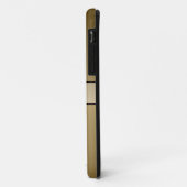 金ゴールドクール光沢ステンレス鋼金属 Case-Mate iPhoneケース (裏面/左)