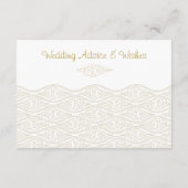 金ゴールドク中国のロ結婚ーのアドバイスカード アドバイスカード (裏面)