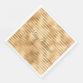 金ゴールドグストライプラムパーソナライズされた (コーナー)