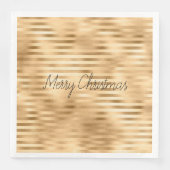 金ゴールドグストライプラムパーソナライズされた (正面)