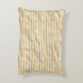 金ゴールドグストライプラム アクセントクッション (裏面(縦))