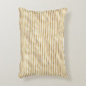金ゴールドグストライプラム アクセントクッション (正面(垂直))