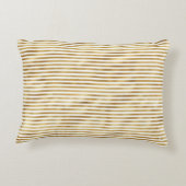 金ゴールドグストライプラム アクセントクッション (裏面)
