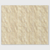 金ゴールドグストライプラム ラッピングペーパー (フラット)