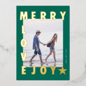 金ゴールドグメリーリーンラブJOYフォトフレーム |金ゴールド 箔シーズンカード (正面)