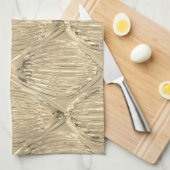 金ゴールドグラス抽象芸術柄キッチンタオル キッチンタオル (四つ折り)