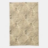 金ゴールドグラス抽象芸術柄キッチンタオル キッチンタオル (縦)