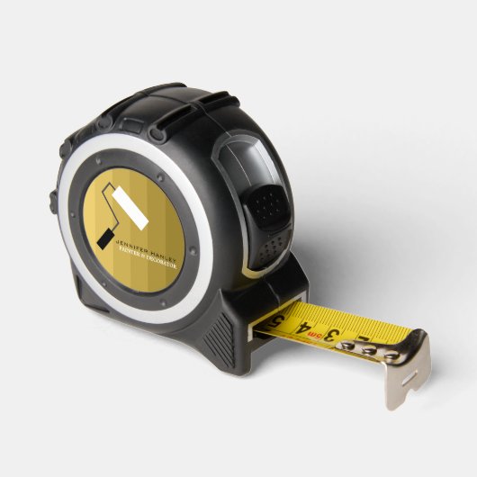 金ゴールドグラデーションと絵を描ローラ、画家とデコレータ メジャー (傾斜)