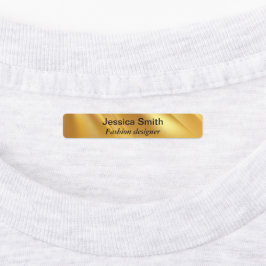 金ゴールドグラデーションの対角線 ラベル