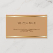 金ゴールドグラデーションプロフェッショナル 名刺 (裏面)