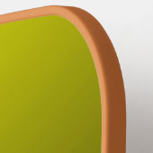 金ゴールドグラデーション勾配 ピックルボールラケット (左詳細)