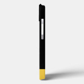 金ゴールドグラデーション辰年〔占星術の〕十二宮図名（黒） Case-Mate iPhoneケース (裏面 / 左)