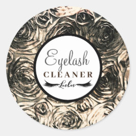 金ゴールドグラマーバラ美しいメイクアップラッシュクリーナー ラウンドシール