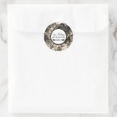 金ゴールドグラマーバラ美しいメイクアップリムーバー ラウンドシール (バッグ)