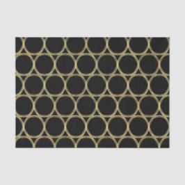 金ゴールドグラムとブラックリングや輪（任意の色）グラムモダンズ 薄葉紙