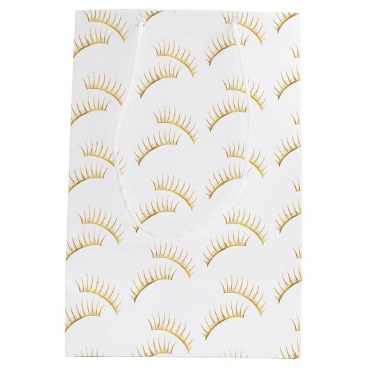 金ゴールドグラムまつげ ミディアムペーパーバッグ (裏面)
